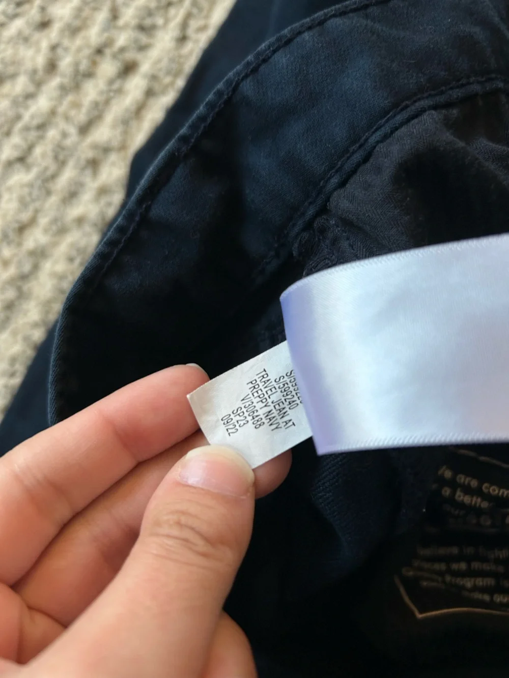 Men’s Banana Republic Navy Travel Pants!
